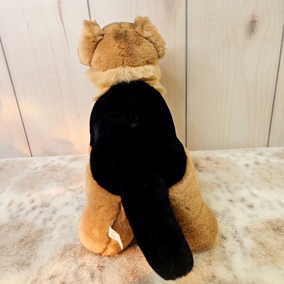 German Shepherd 17" Realistic Stuffed Animal Plush Moveable Head Vintage Chosun - Picture 6 of 10